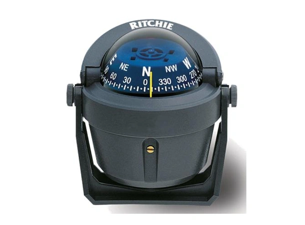 RITCHIE Kompass,Ø70mm m/bkt.grå   B51G